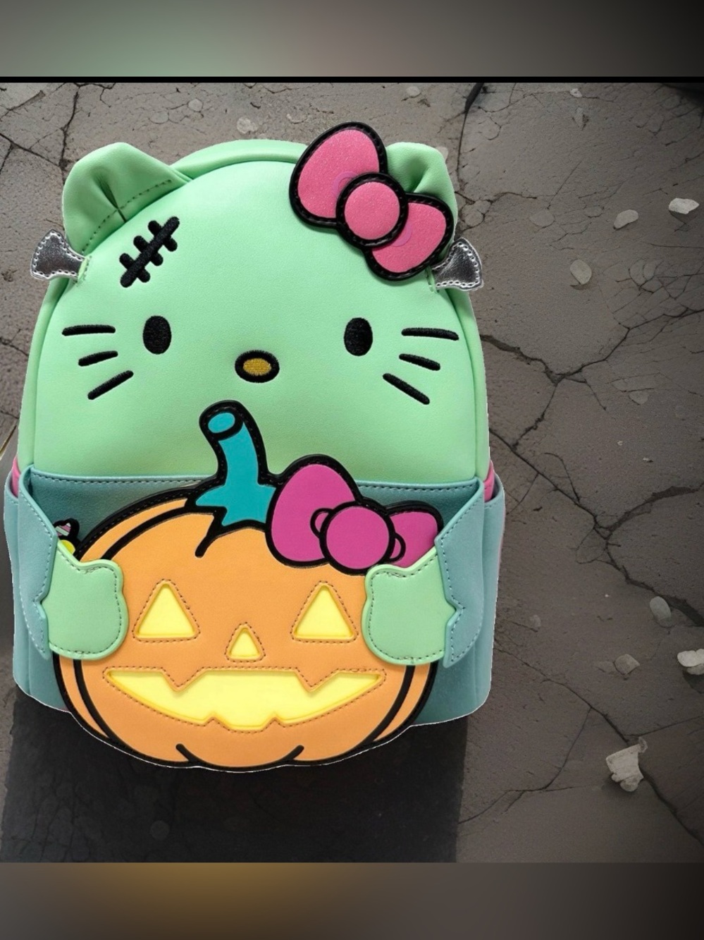 NEW Loungefly Sanrio HELLO KITTY Undead HALLOWEEN Frankenstein Cosplay Backpack